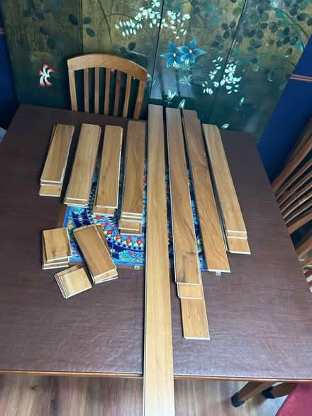 Photo of free Tigerwood Engineered Flooring 26ft2 (Pepperell, west side.) #1