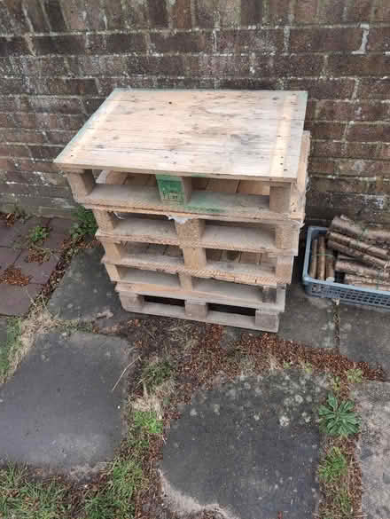 Photo of free Wooden pallets (Burghfield RG7) #1