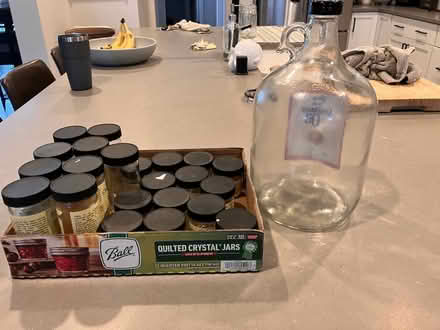 Photo of free Spice jars & glass gallon jug (Northeast Fitchburg) #1