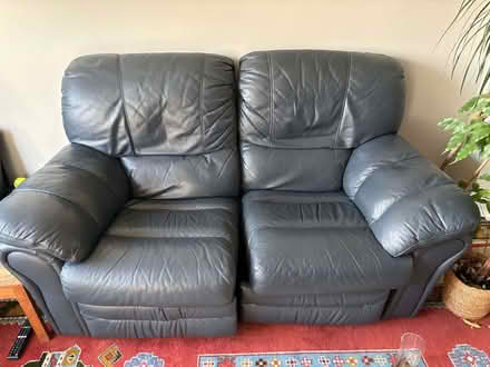 Photo of free leather sofa (Pontesbury SY5) #1