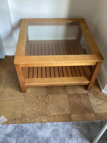Photo of free Coffee table with glass top and shelf (West Wickham BR4) #2