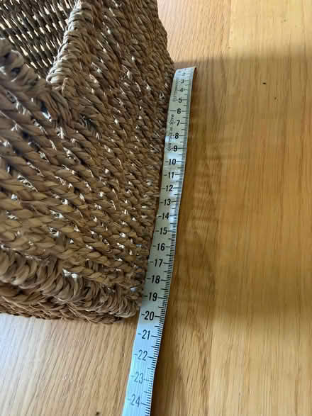 Photo of free Wicker style storage basket. (Burneside LA9) #2