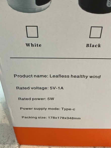 Photo of free New Vortex bladeless fan (North Watford WD24) #2