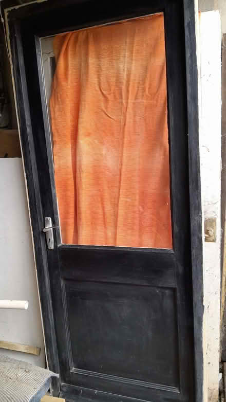 Photo of free Wooden, half glazed door (Loughton IG10) #1