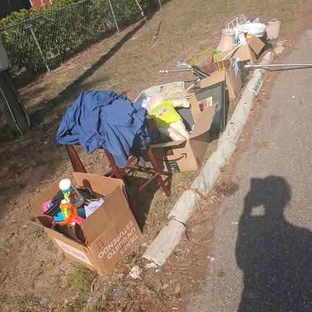 Photo of free Yard sale leftovers (By post office) #1