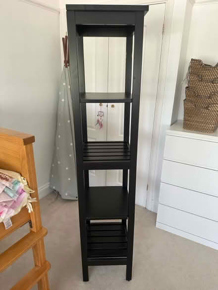 Photo of free Black wooden shelves (BR3) #1