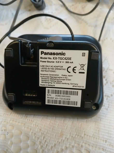 Photo of free Panasonic cordless telephone (Wigginton OX15) #4