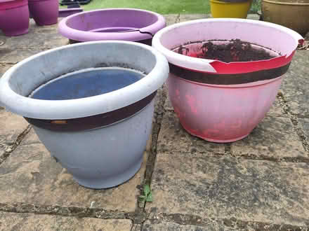 Photo of free Large plastic plant pots (Tattenhoe MK4) #1