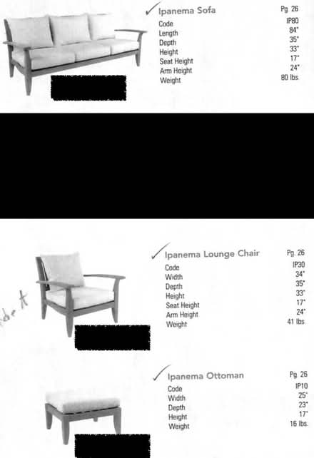 Photo of free Outdoor furniture cushions (Cleveland Park) #1