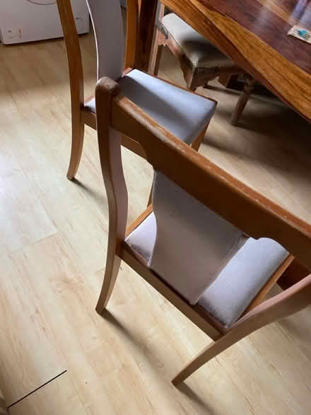 Photo of free X2 wooden dining chairs (Levenshulme M19) #3