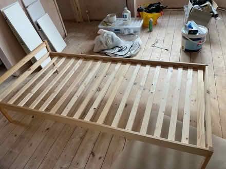 Photo of free Single wooden bed frame (CR2) #2