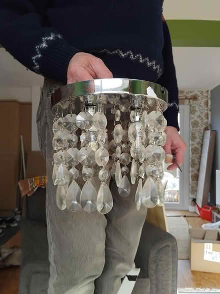 Photo of free Ceiling lamp with crystals (Childwall L25) #1
