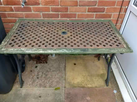 Photo of free Wrought Iron Garden Table (Carlton in Lindrick S81 9) #1