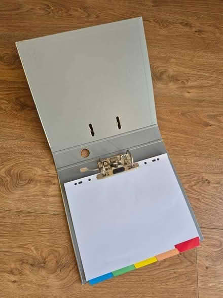 Photo of free lever arch folder with dividers (Penrith CA11) #2