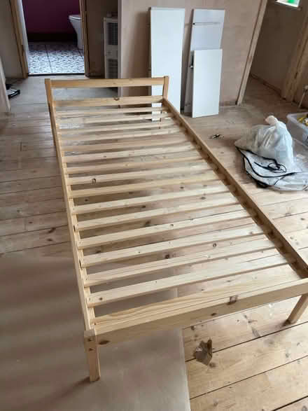 Photo of free Single wooden bed frame (CR2) #1