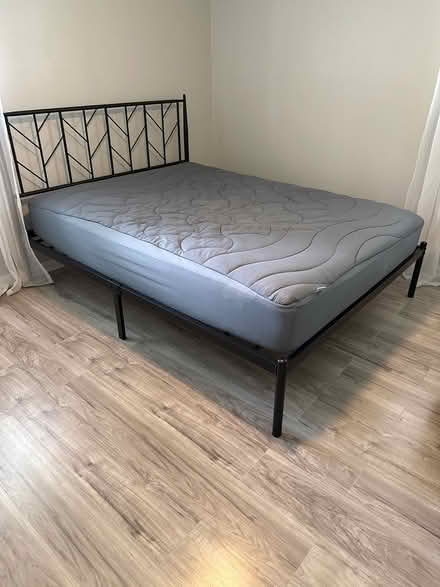 Photo of free Queen bed frame and mattress (206 evenview ct Jonesboro) #1