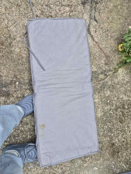 Photo of free 3 recliner garden chair cushions (Medway/kent) #3