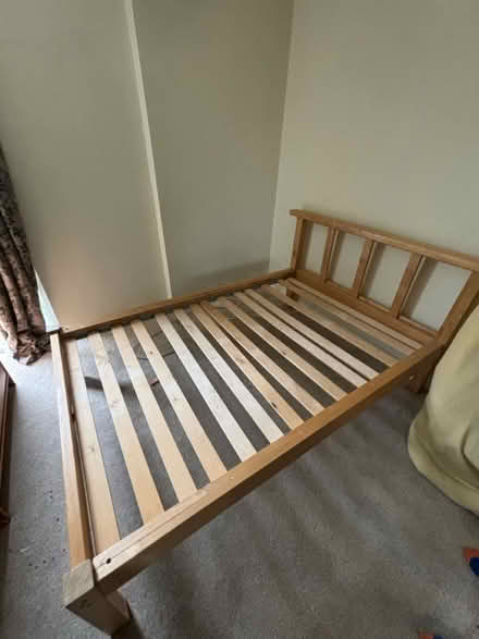 Photo of free Small Double bed frame (Chiddingstone Causeway) #1