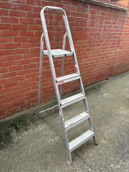 Photo of free 5 rung aluminium step ladder (Saint George's CO2) #2