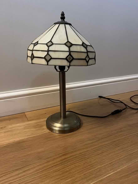 Photo of free Glass shaded lamp (Aldwick) #1