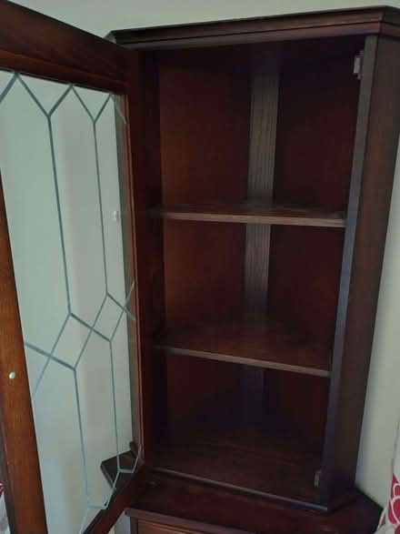 Photo of free Wooden corner unit (Barnard's Green WR14) #1