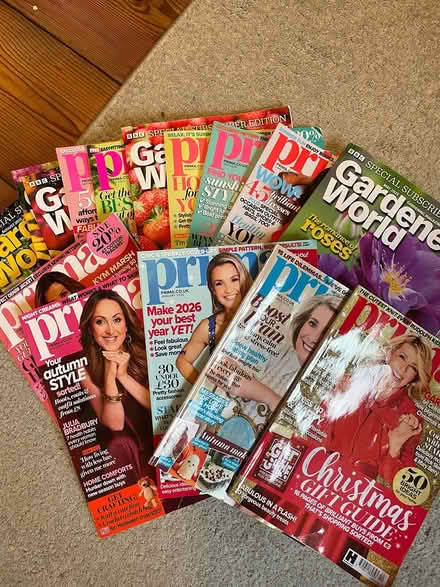 Photo of free Prima and Gardeners World magazines (Glastonbury BA6) #1