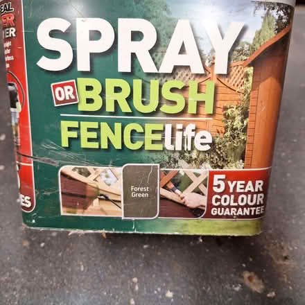 Photo of free Ronseal spray or brush Forest Green fence stain (Liss Forest GU33) #1