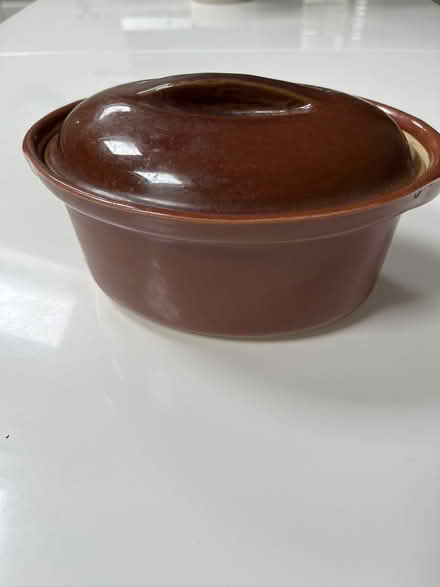 Photo of free small ceramic casserole dish (Aldwick) #1