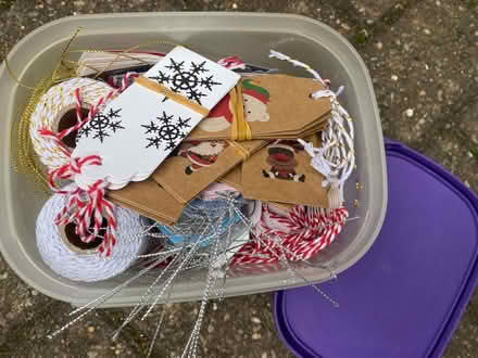 Photo of free Christmas tags & string (Cogges OX28) #1
