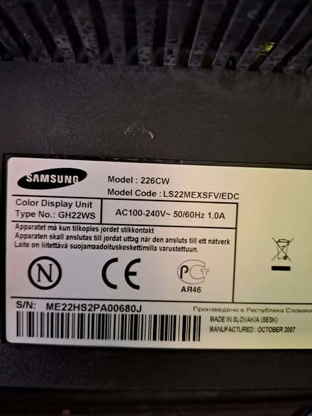 Photo of free Computer monitor(s) (Old Malton YO17) #1