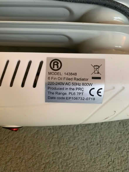 Photo of free Small Oil Filled Radiator (Tenbury Wells, WR15) #3