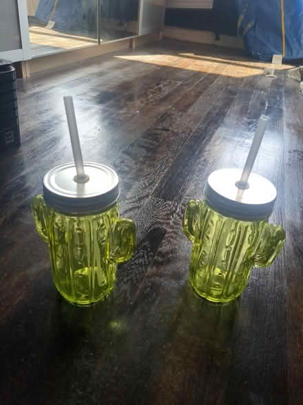 Photo of free Cactus drink mason jars (Logan circle) #1