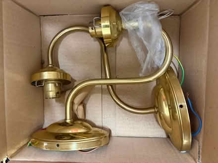 Photo of free Brass effect wall lights (Murrayfield EH12) #2