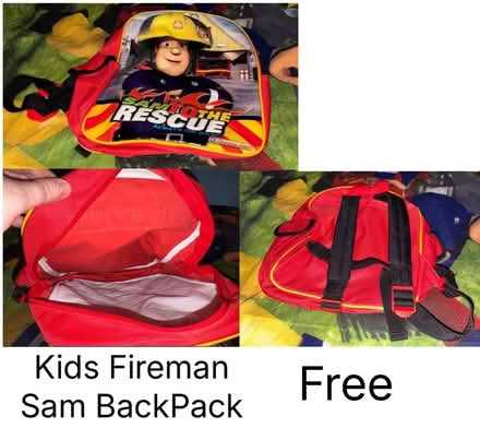 Photo of free Children Fireman Sam Backpack (Oakham LE15) #1
