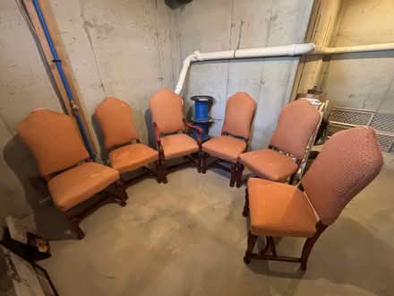 Photo of free 6 Vintage dining chairs (Bear Hill Milford MA) #1
