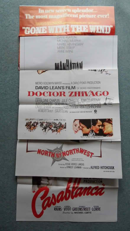 Photo of free 5 Classic Film Posters - A1 Size Reproductions (Church RG2) #1