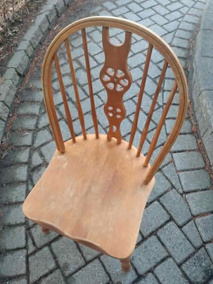 Photo of free Wood Chair (Near Baseline Rd. & Clyde Ave.) #2