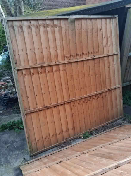 Photo of free Damaged 6'x6' fence panels (Headington OX3) #2
