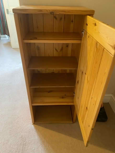 Photo of free Wooden Shelves with a door (Peterborough Broadway PE1) #2