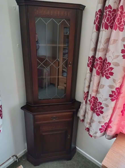Photo of free Wooden corner unit (Barnard's Green WR14) #2