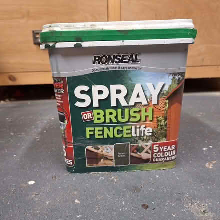 Photo of free Ronseal spray or brush Forest Green fence stain (Liss Forest GU33) #4