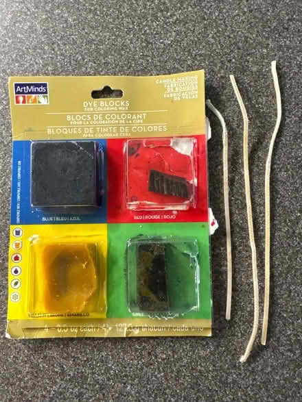 Photo of free Candle making dye blocks & wicks (Highland Ave, RWC) #1