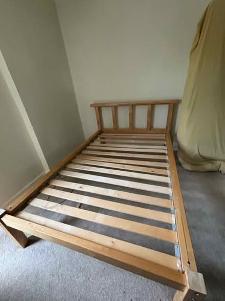 Photo of free Small Double bed frame (Chiddingstone Causeway) #3