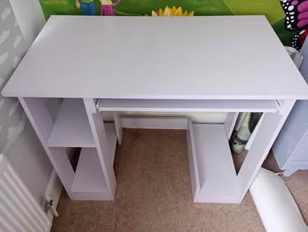 Photo of free Small basic desk (lilac) (Welling DA16) #3