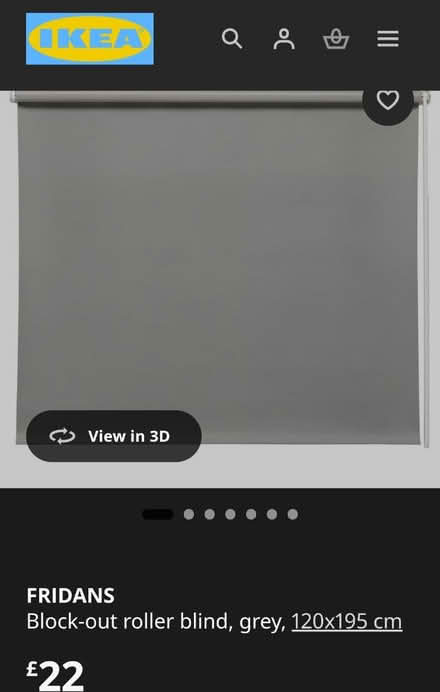 Photo of free IKEA-Block-out roller blind (Coombe Road KT2) #3