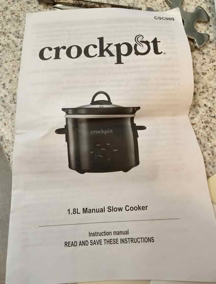 Photo of free Crockpot (Horsham) #2