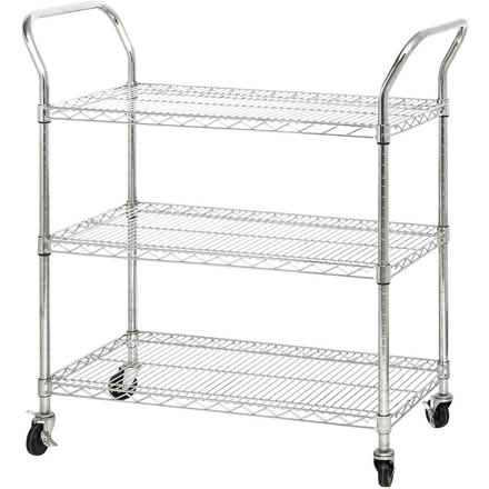 Photo of free Chrome Wire 3 Shelf Trolley (Dunfermline KY11) #1