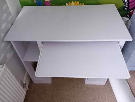 Photo of free Small basic desk (lilac) (Welling DA16) #2
