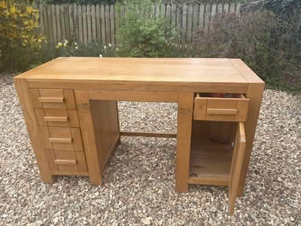 Photo of free Solid Wooden Desk (Dean Court OX2) #3