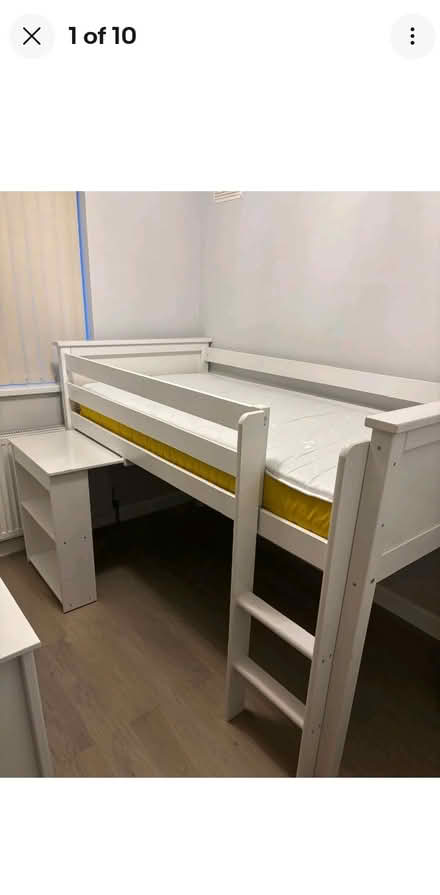 Photo of Children's wooden midi bed (Brentwood, CM15) #2